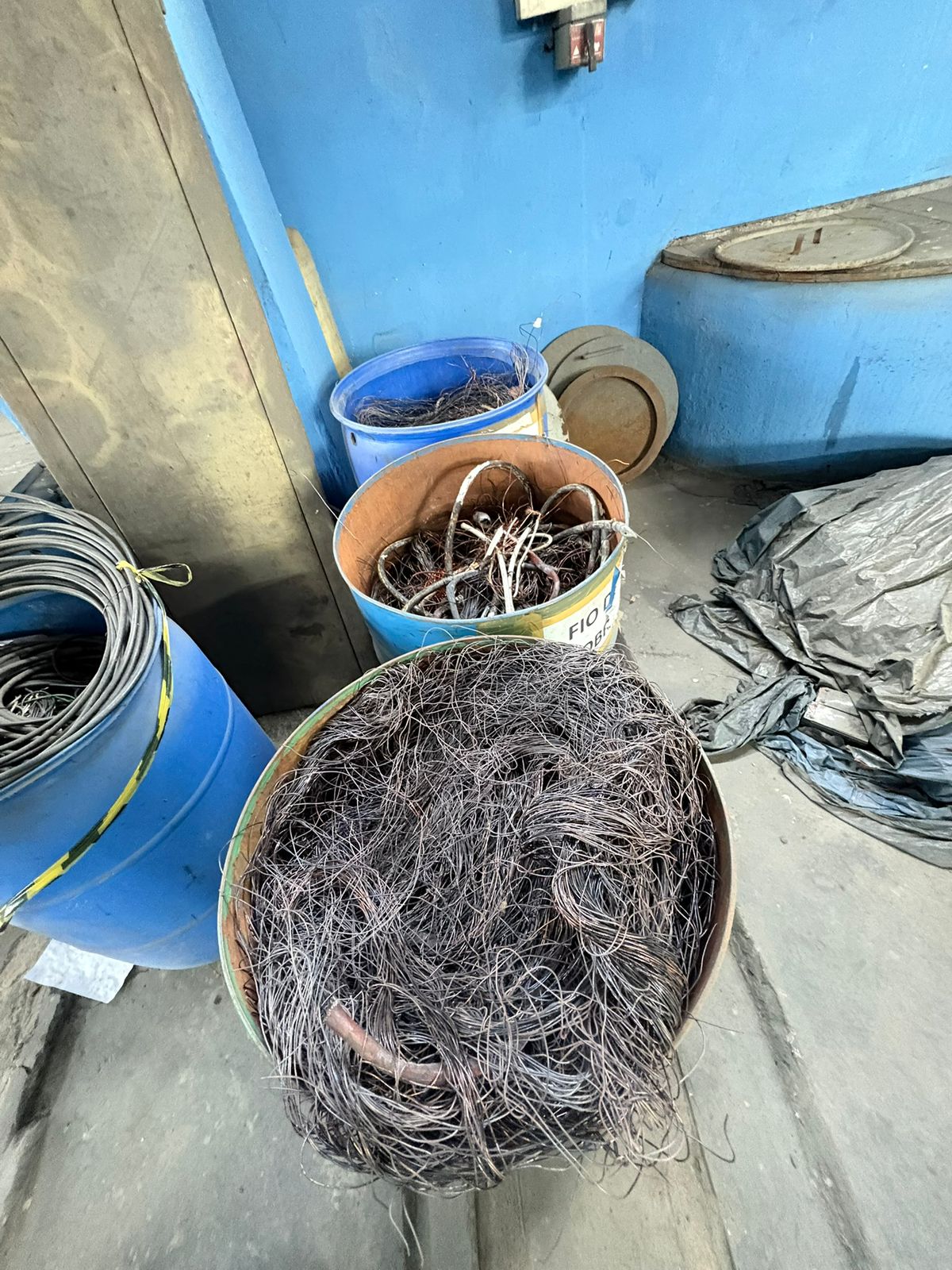 Foto de SUCATA DE FIOS DE COBRE ENCAPADOS E DESENCAPADOS 800KG